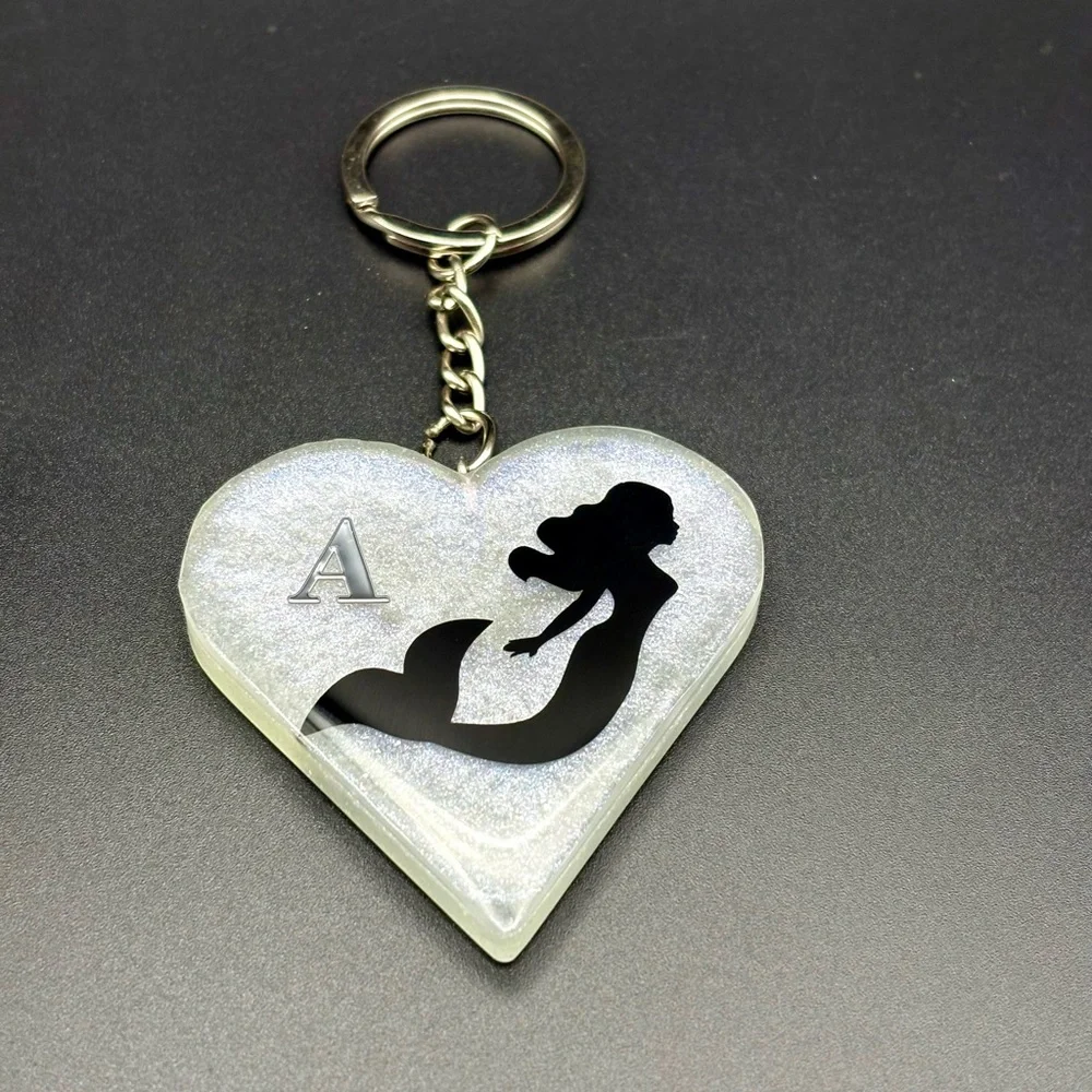Custom Large Heart Keychain - HANDMADE - Picture 1 of 3